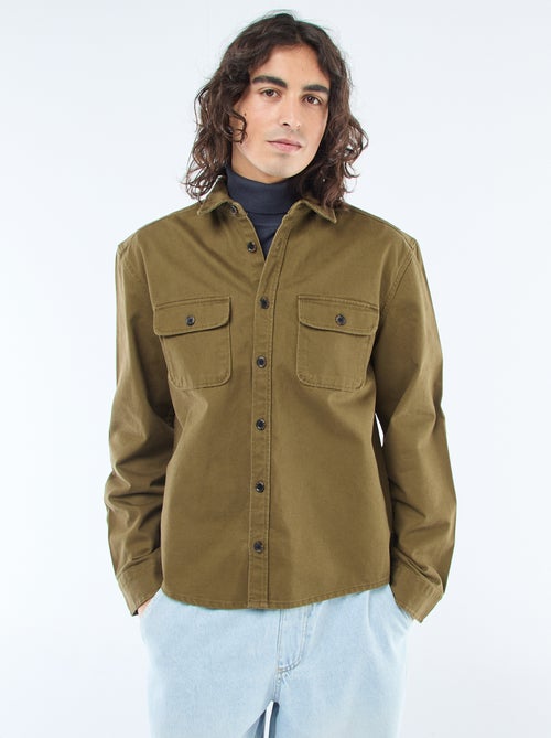 Overhemdjas van katoen - Kiabi