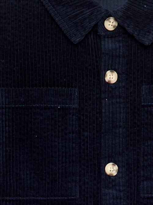 Overshirt van ribfluweel - Kiabi