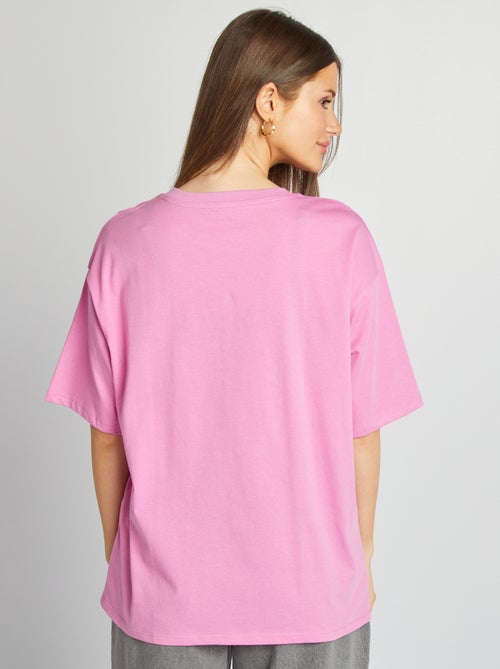 Oversized, effen T-shirt met korte mouw - Kiabi