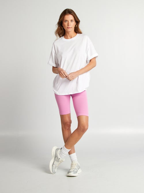 Oversized, effen T-shirt met korte mouw - Kiabi