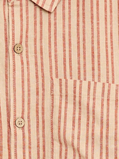 Oversized gestreept hemd - Kiabi