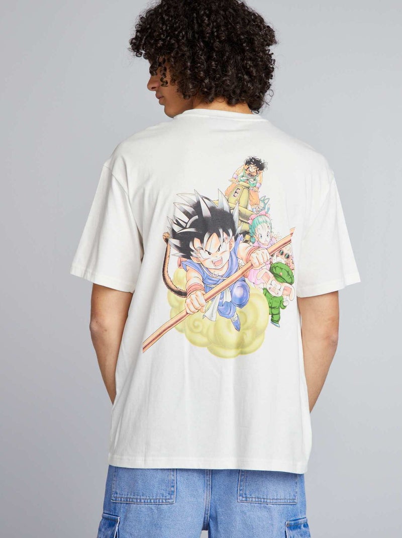 Oversized katoenen T-shirt 'Dragon Ball Z' WIT - Kiabi