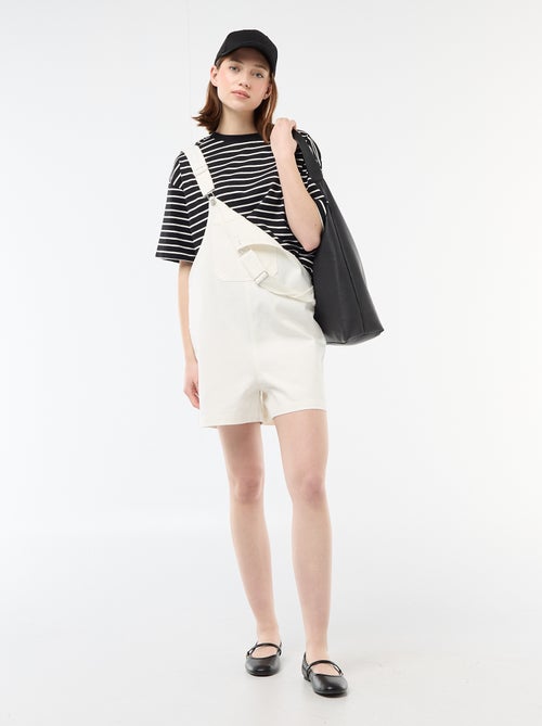 Oversized korte tuinbroek - Kiabi