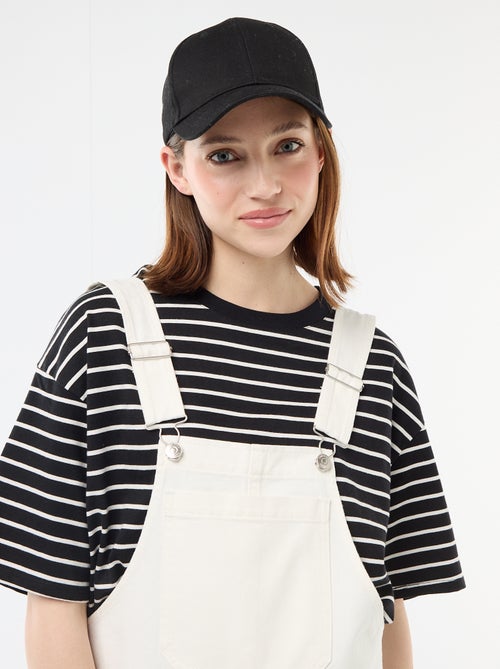 Oversized korte tuinbroek - Kiabi