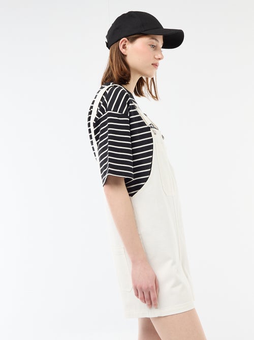 Oversized korte tuinbroek - Kiabi