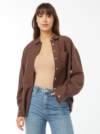 Oversized linnen blouse