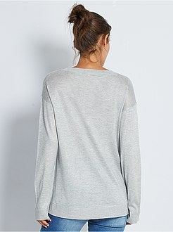 Oversized met een V-hals - Kiabi