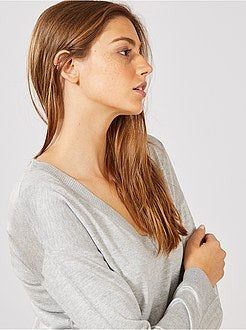 Oversized met een V-hals - Kiabi