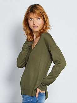 Oversized met een V-hals - Kiabi