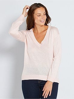 Oversized met een V-hals - Kiabi