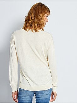 Oversized met een V-hals - Kiabi