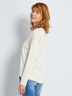 Oversized met een V-hals - Kiabi