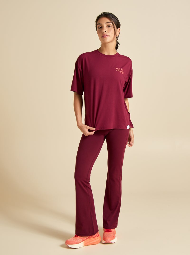 Oversized multi-sport T-shirt - (ekstract) Rood - Kiabi