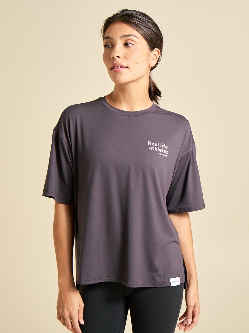 Oversized multi-sport T-shirt - (ekstract) Zwart - Kiabi