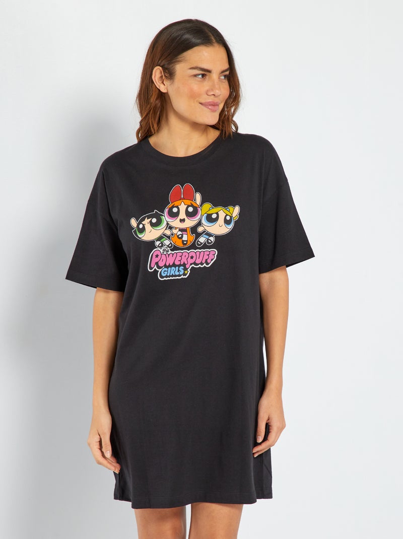 Oversized nachthemd 'The Powerpuff Girls' ZWART - Kiabi