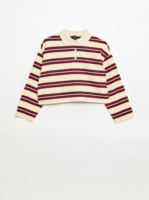 Oversized poloshirt met strepen - Kiabi