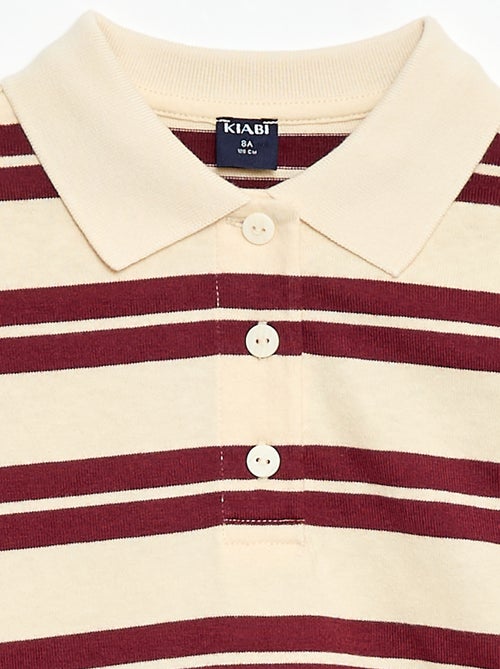 Oversized poloshirt met strepen - Kiabi
