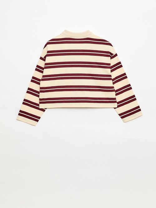 Oversized poloshirt met strepen - Kiabi