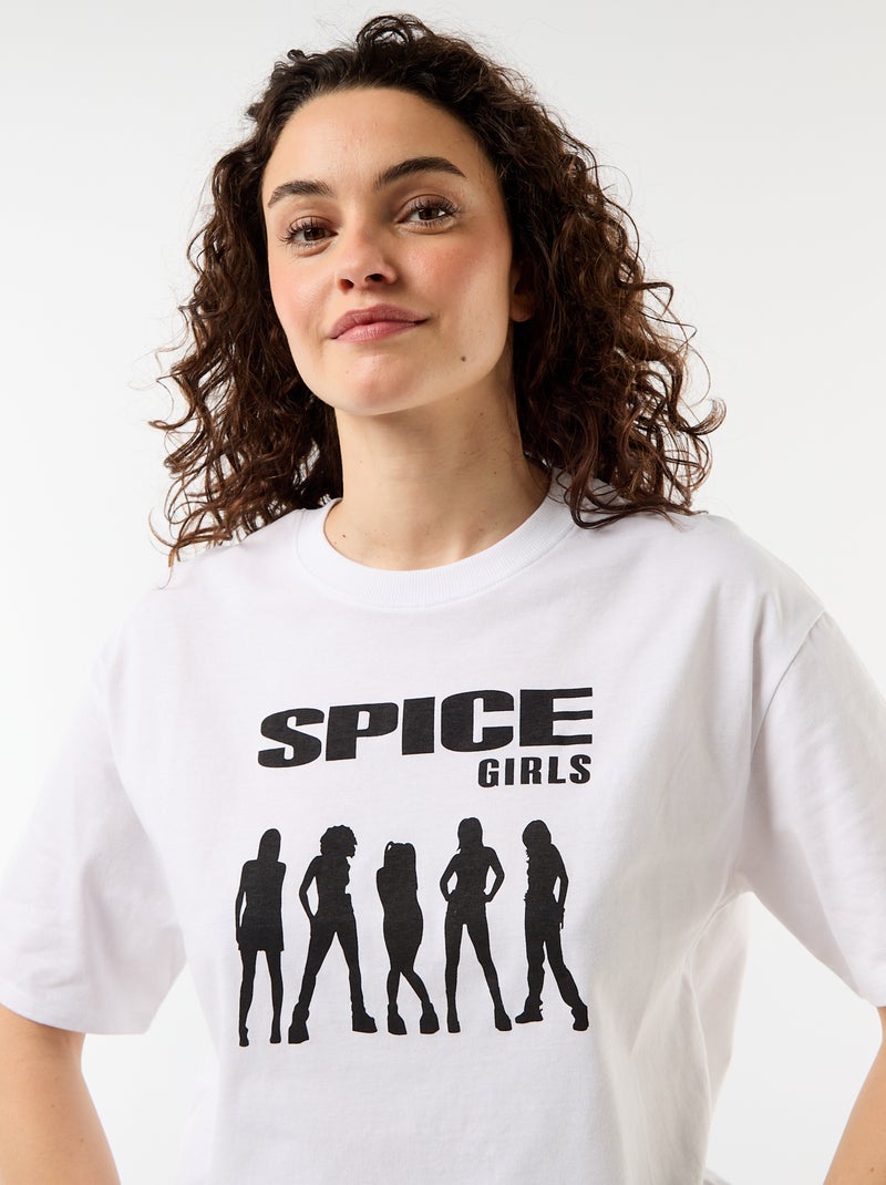 Oversized Spice Girls T-shirt met korte mouwen Wit - Kiabi