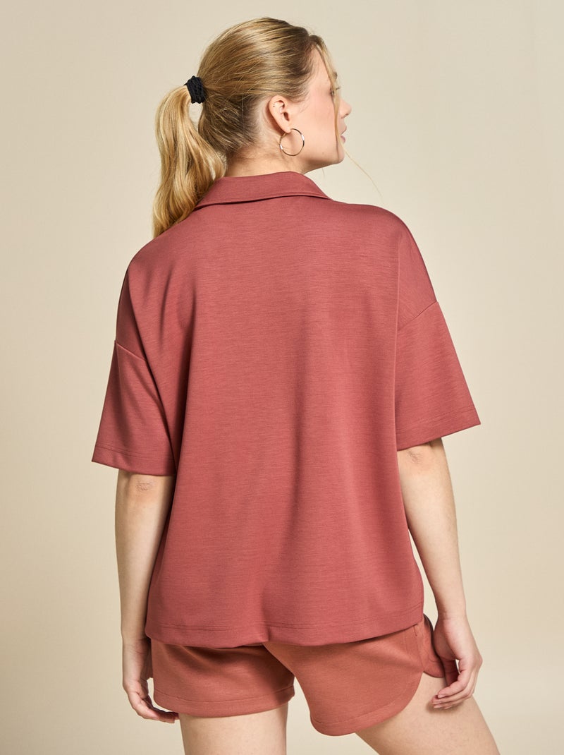 Oversized sportpolo - (ekstract) Bruin - Kiabi