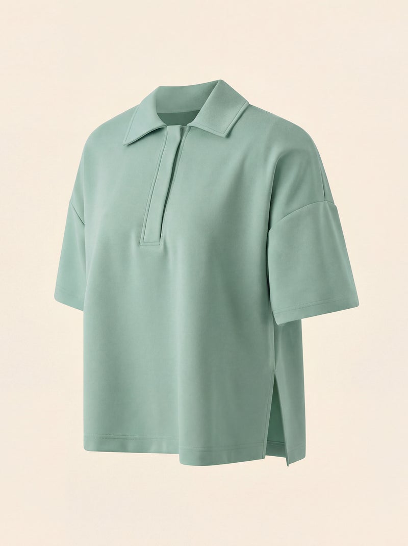 Oversized sportpolo - (ekstract) Groen - Kiabi