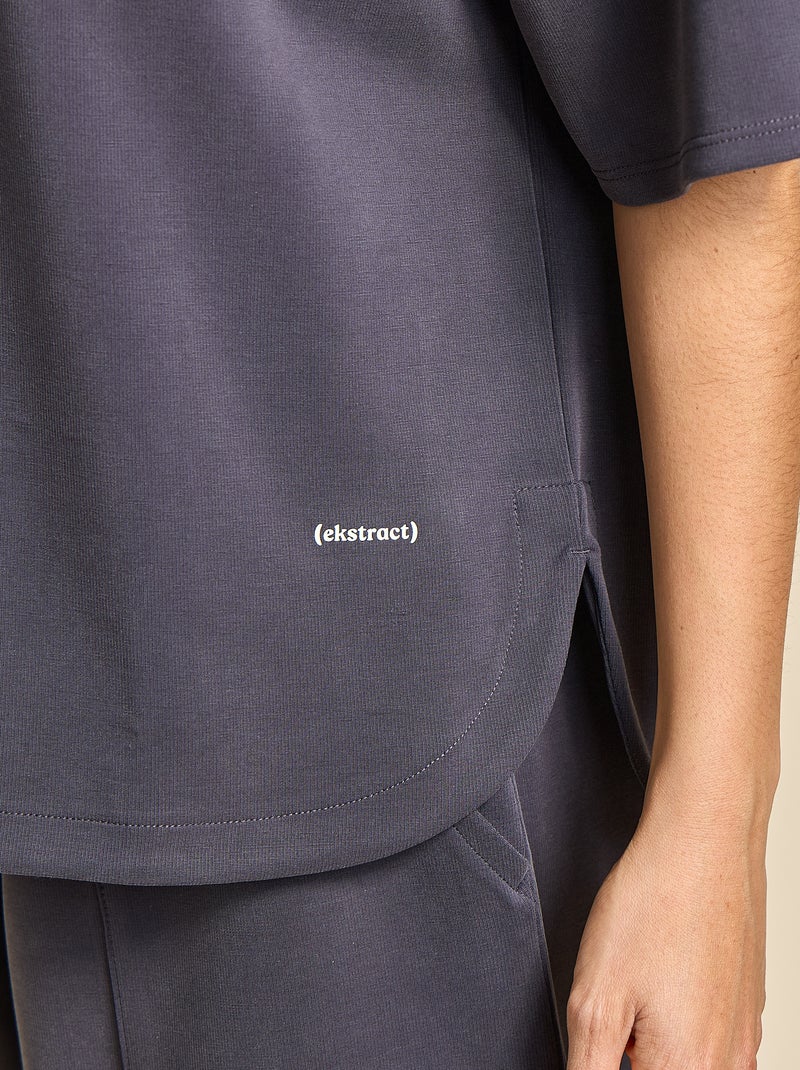 Oversized sportpolo - (ekstract) Zwart - Kiabi