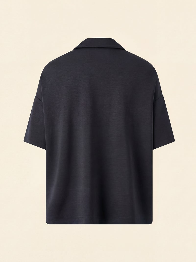 Oversized sportpolo - (ekstract) Zwart - Kiabi