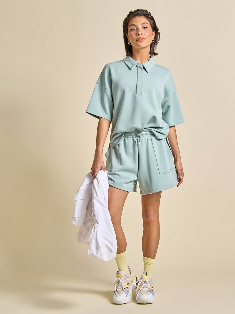 Oversized sportshort - (ekstract) Groen - Kiabi