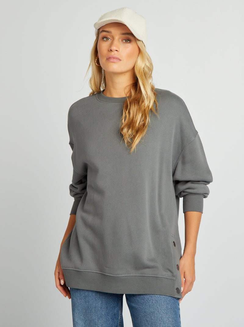 Oversized sweater GRIJS - Kiabi