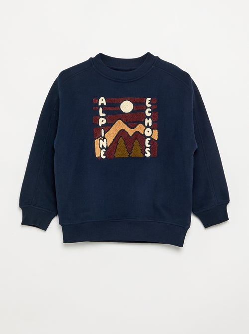 Oversized sweater met print - Kiabi
