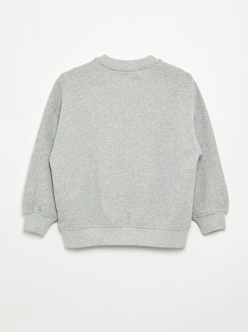 Oversized sweater met print - Kiabi