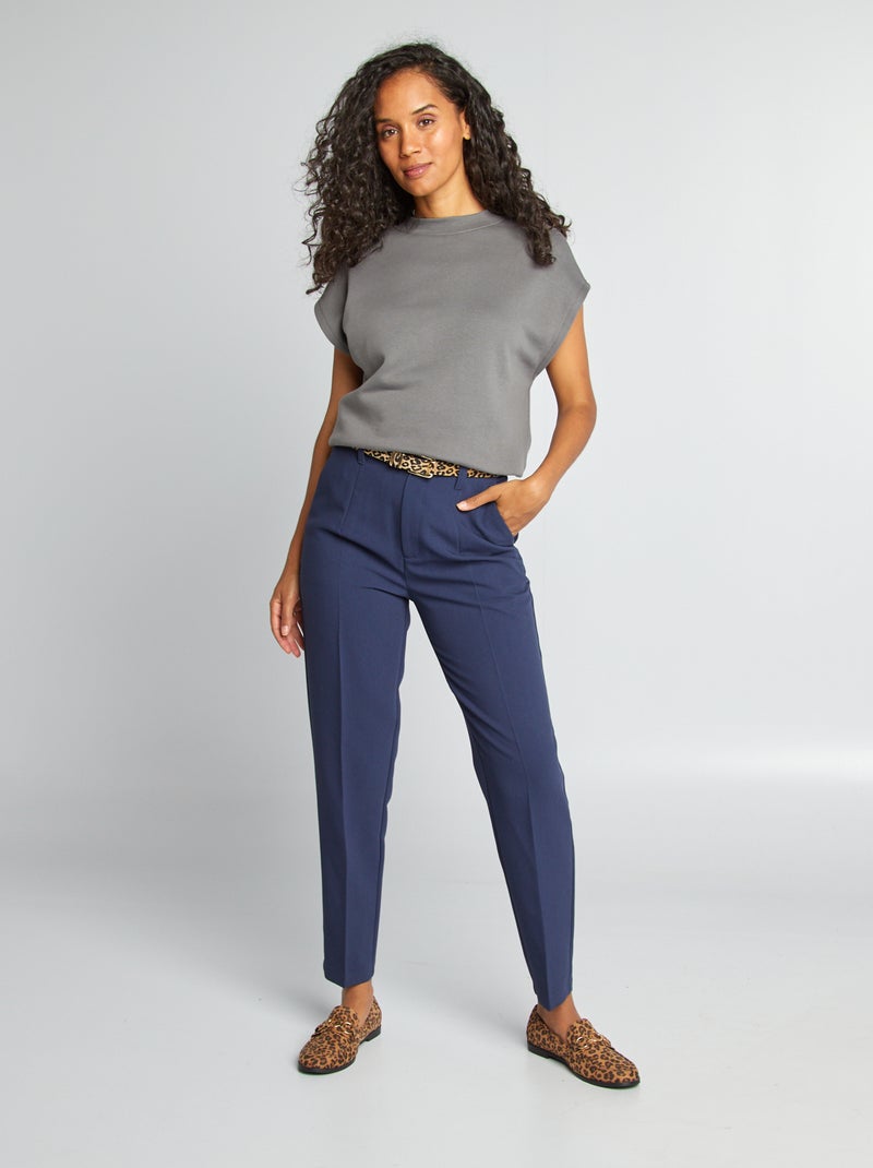 Oversized sweater zonder mouwen GRIJS - Kiabi