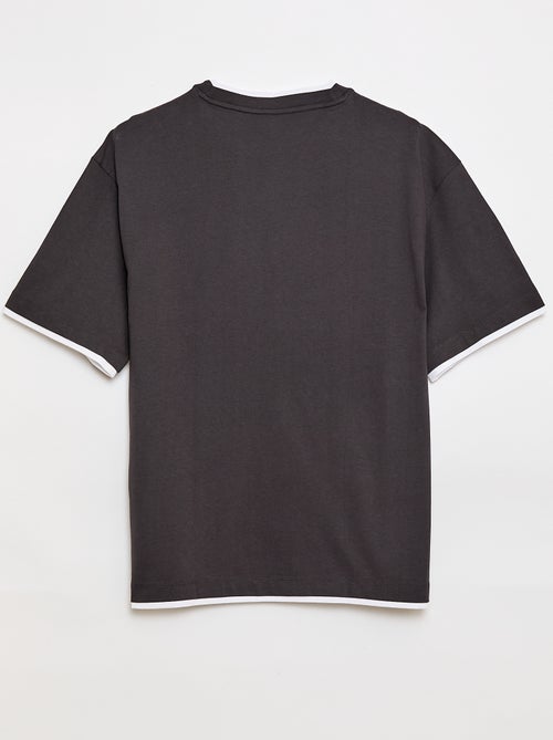 Oversized T-shirt 2-in-1 effect +1,90m - Kiabi