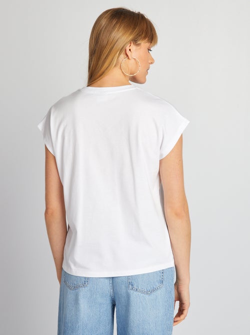 Oversized T-shirt in hippiestijl 'Mickey' van 'Disney' - Kiabi