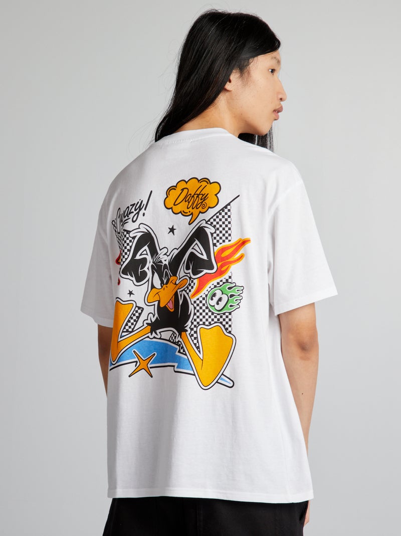 Oversized T-shirt 'Looney Tunes' wit - Kiabi