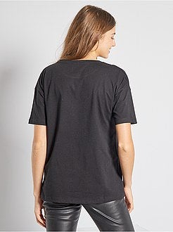 Oversized T-shirt met een ecodesign - Kiabi