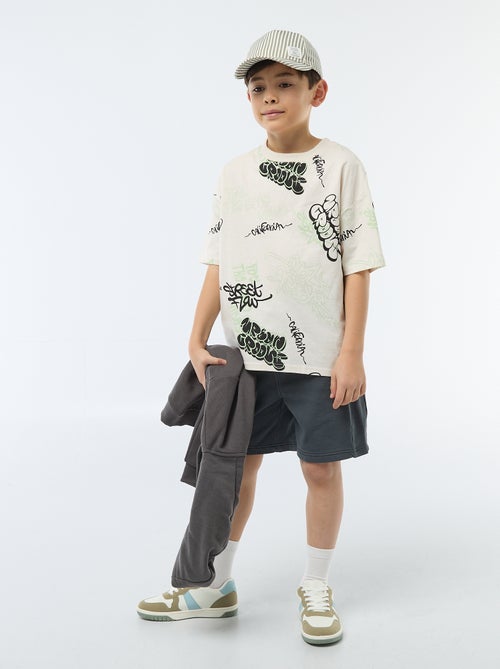 Oversized T-shirt met fantasieprint - Kiabi