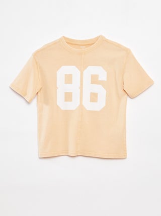 Oversized T-shirt met korte mouwen