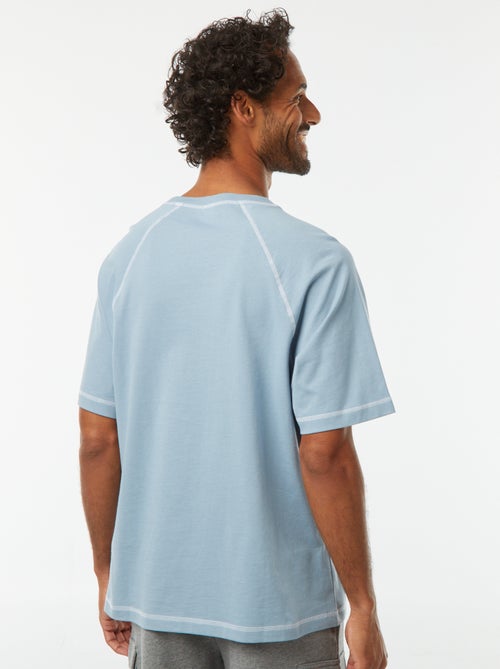 Oversized T-shirt met korte mouwen - Kiabi