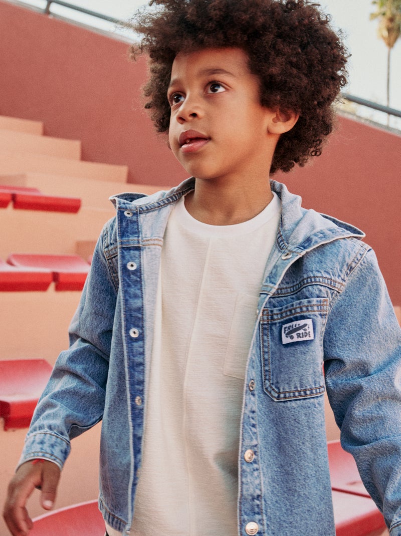 Oversized T-shirt met korte mouwen Wit - Kiabi
