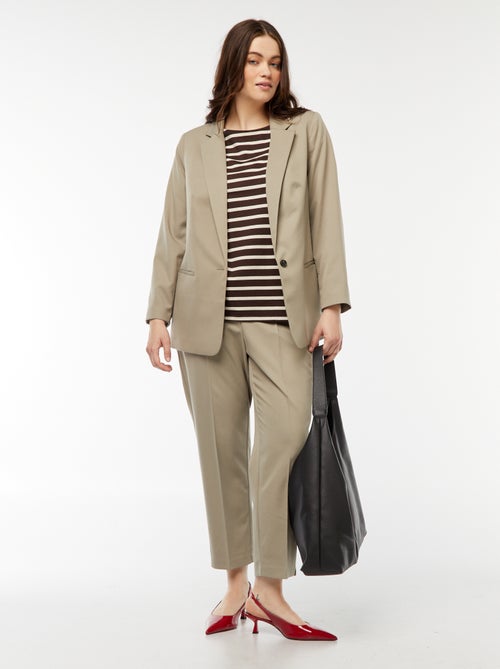 Oversized T-shirt met matrozenstreepjes - Kiabi