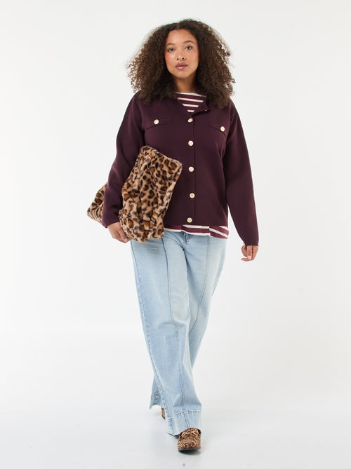 Oversized T-shirt met matrozenstreepjes - Kiabi