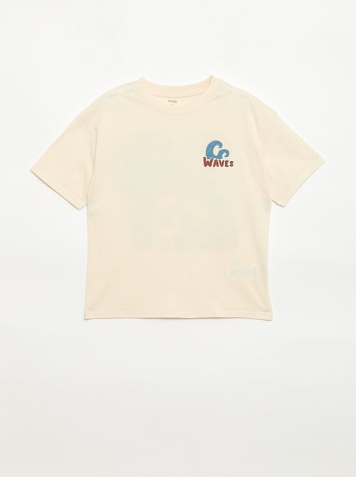 Oversized T-shirt met print - Kiabi