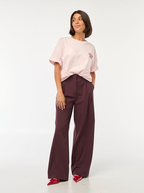 Oversized T-shirt met print - Kiabi