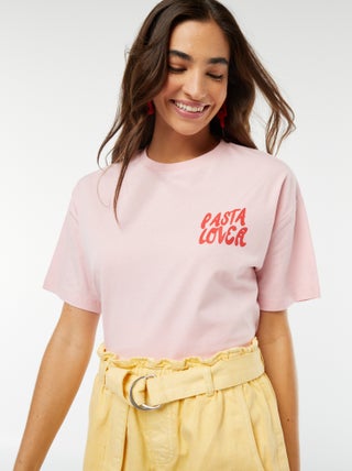 Oversized T-shirt met print
