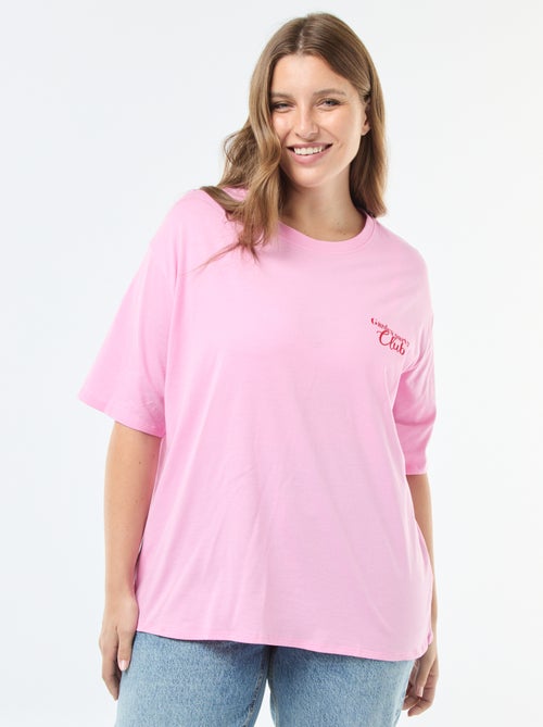 Oversized T-shirt met print - Kiabi