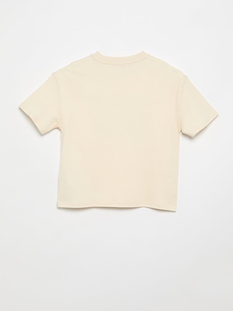 Oversized T-shirt met print Wit - Kiabi