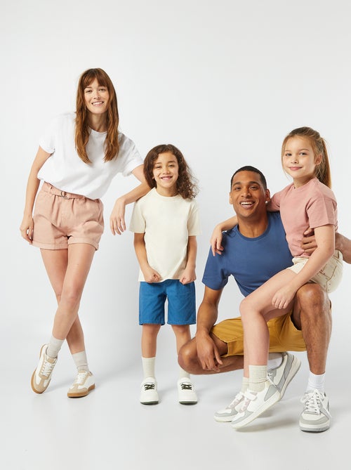 Oversized T-shirt met ronde hals - Kiabi