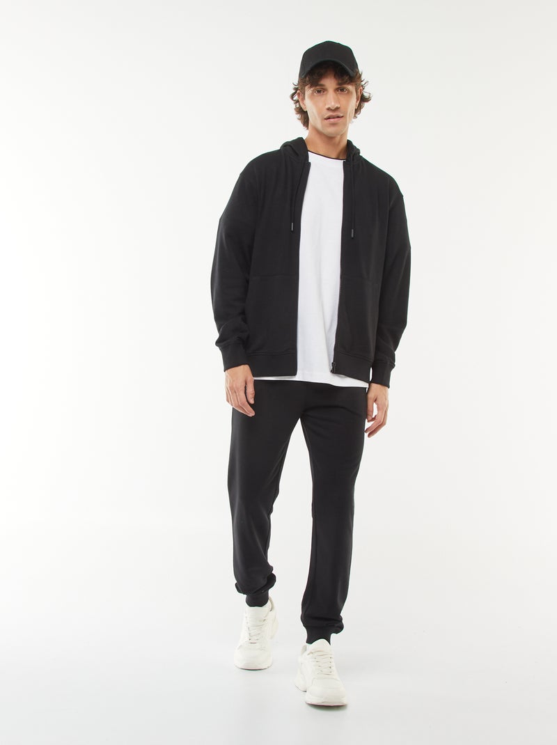 Oversized T-shirt met streep Wit - Kiabi