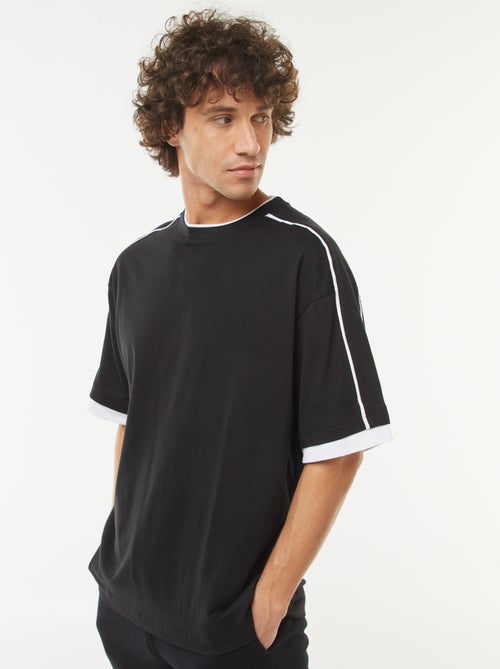 Oversized T-shirt met streep - Kiabi
